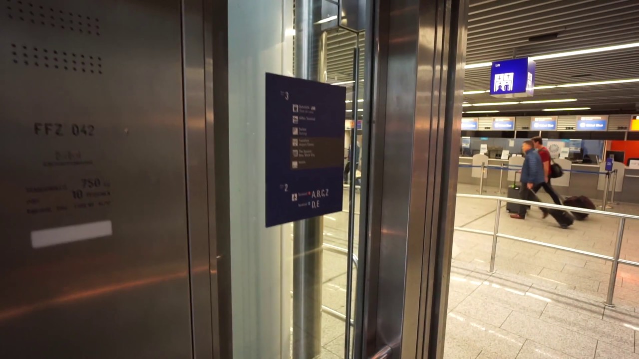Germany, Frankfurt Airport (FRA), iAO Aschaffenburg Aufzüge elevator