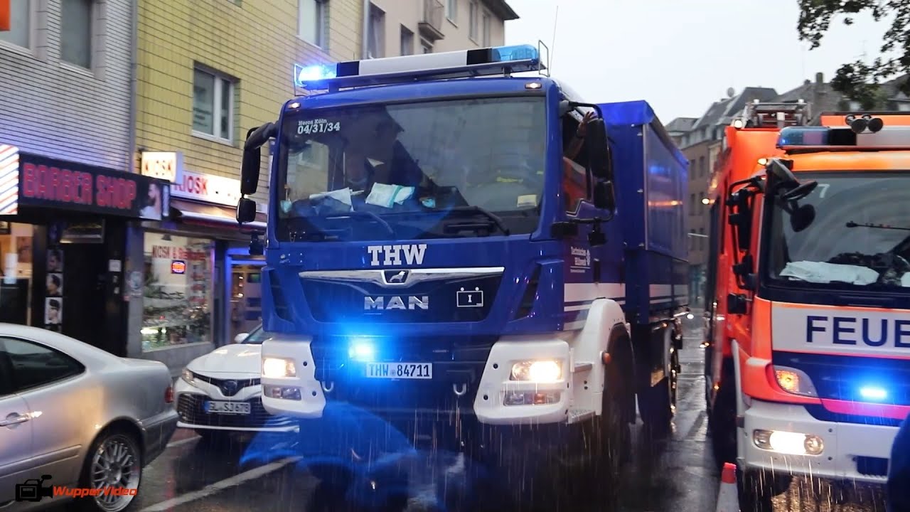 Starkregen-Katastrophe in NRW - Helfer bei fast 4.000 Einsatzstellen in Köln im Einsatz | 14.07.2021