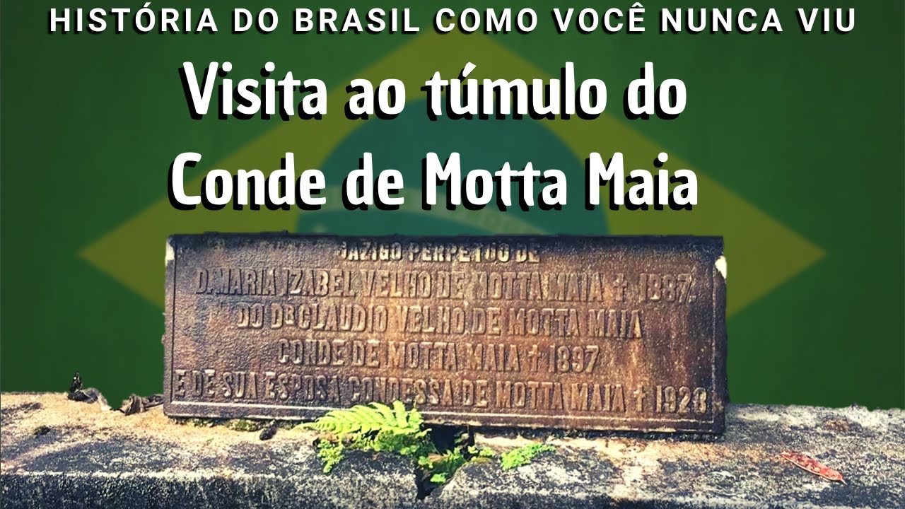 Visita ao túmulo do Conde de Motta Maia