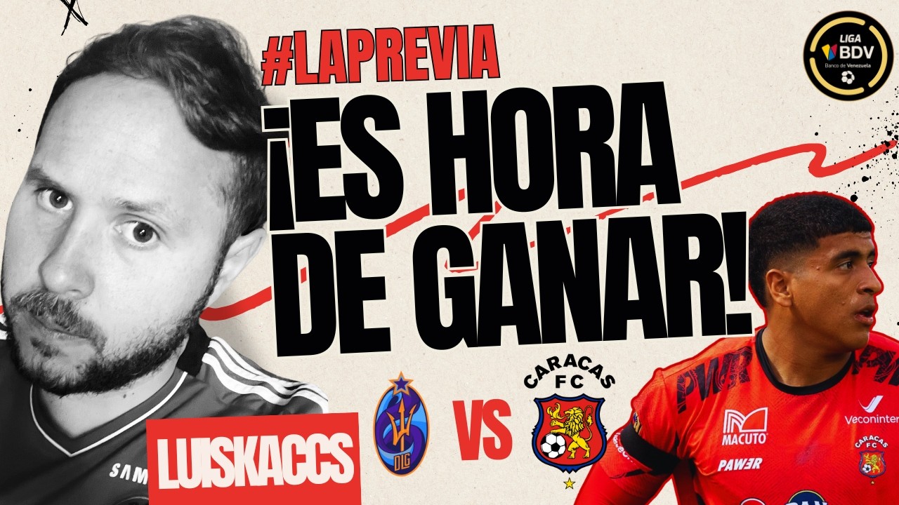ES HORA DE GANAR: ¿Podrá el Rojo romper el yugo ante La Guaira? 🔴 Caracas FC vs. Deportivo La Guaira