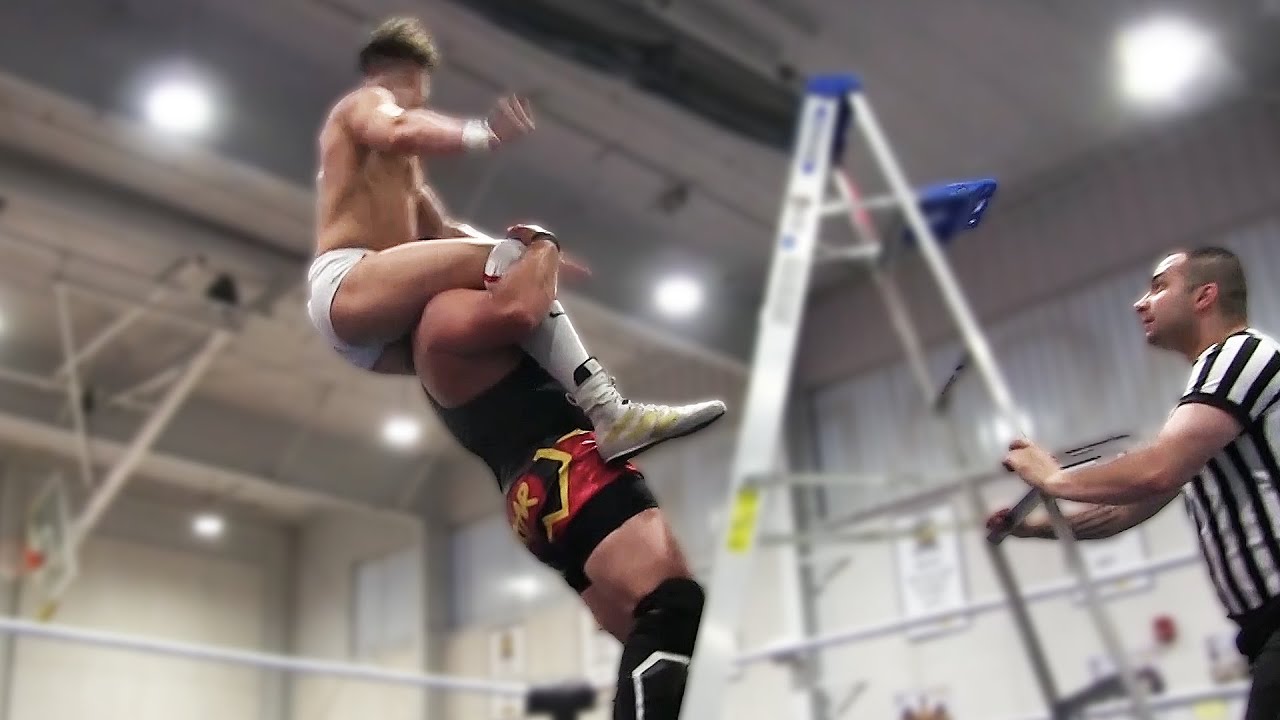 LADDER MATCH: Ricky Smokes vs MORTAR (Chaotic Wrestling Beyond Wrestling Open Limitless) Free Match