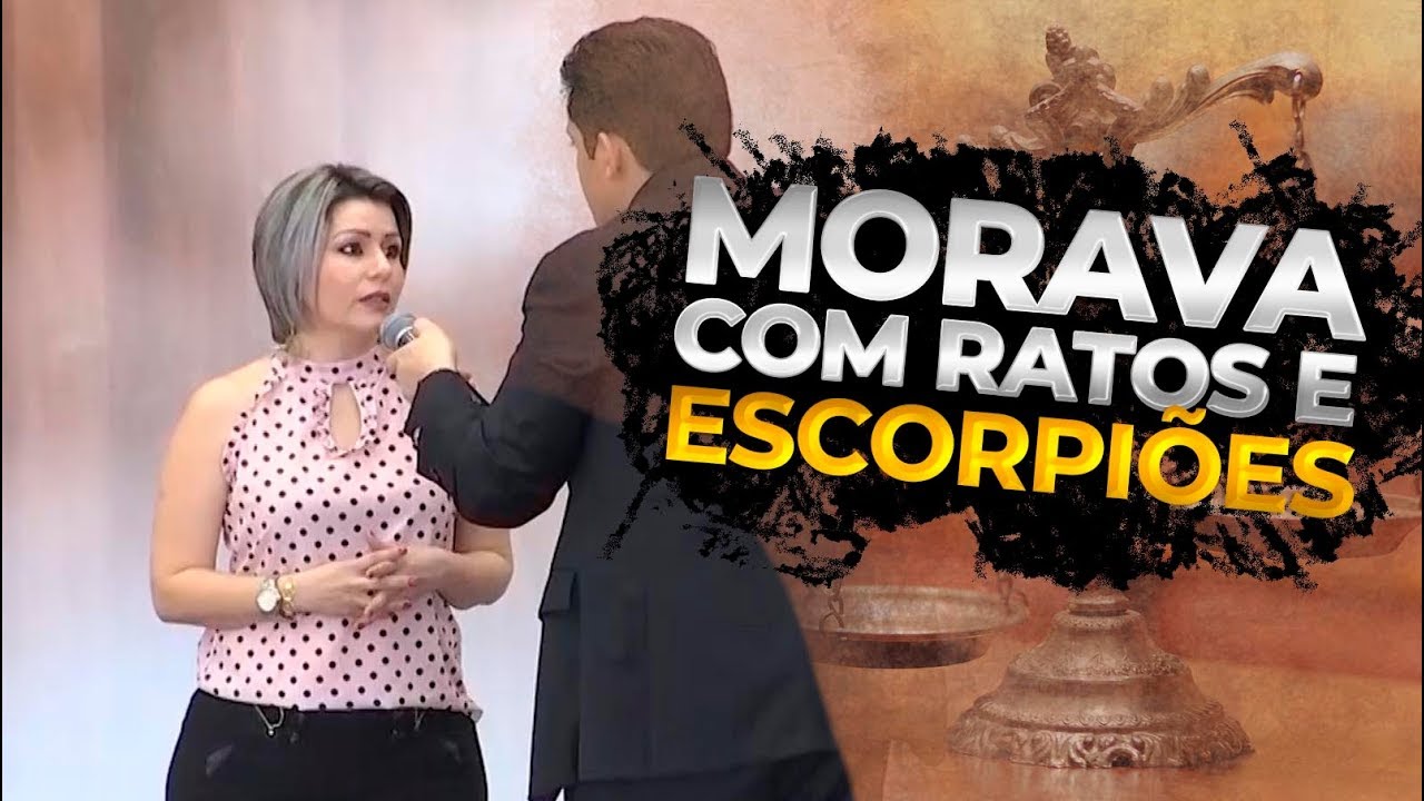 Ela morava com ratos e escorpiões!