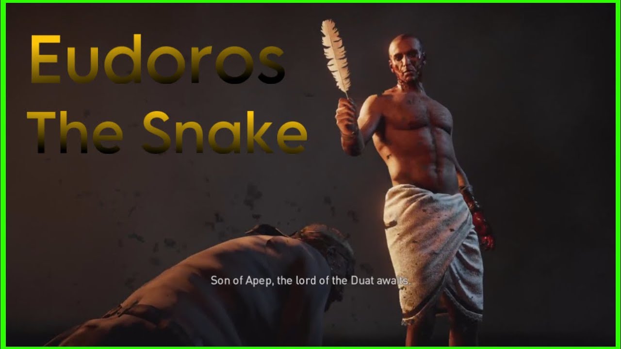 Eudoros the Snake || AC Origins || #350subgoal #bayek #gameplay #cutscene #bossfight