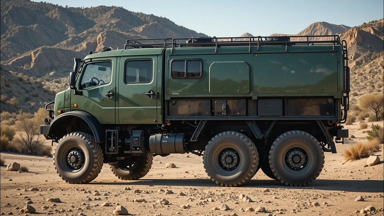 2026 Mercedes Unimog Expedition! | Ультимативный зелёный внедорожный грузовик