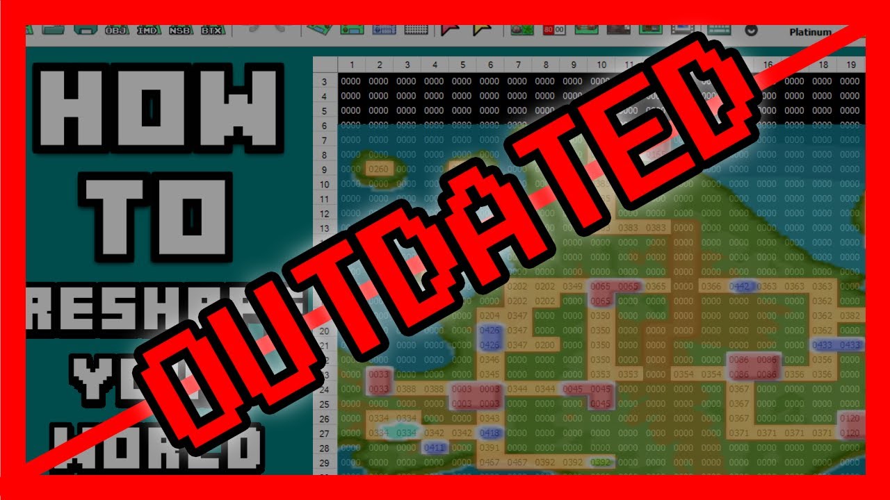 [Old Version] Pokemon DS Mapping Tutorials Pt 2.5: Reshaping a World (Matrix Editing)