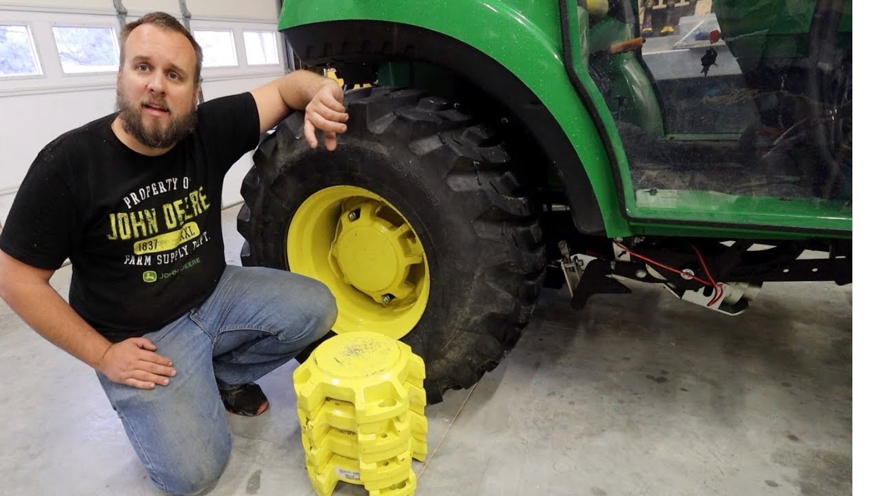 Installing Wheel Weights and Widening the Front Tires on the 2038R