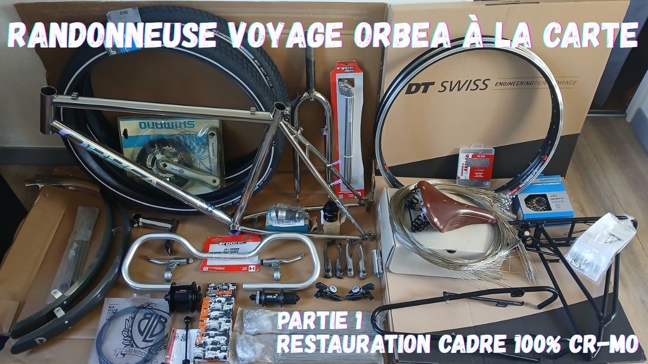 Conversion VTT ORBEA en randonneuse de voyage   Partie 1: Restauration du cadre