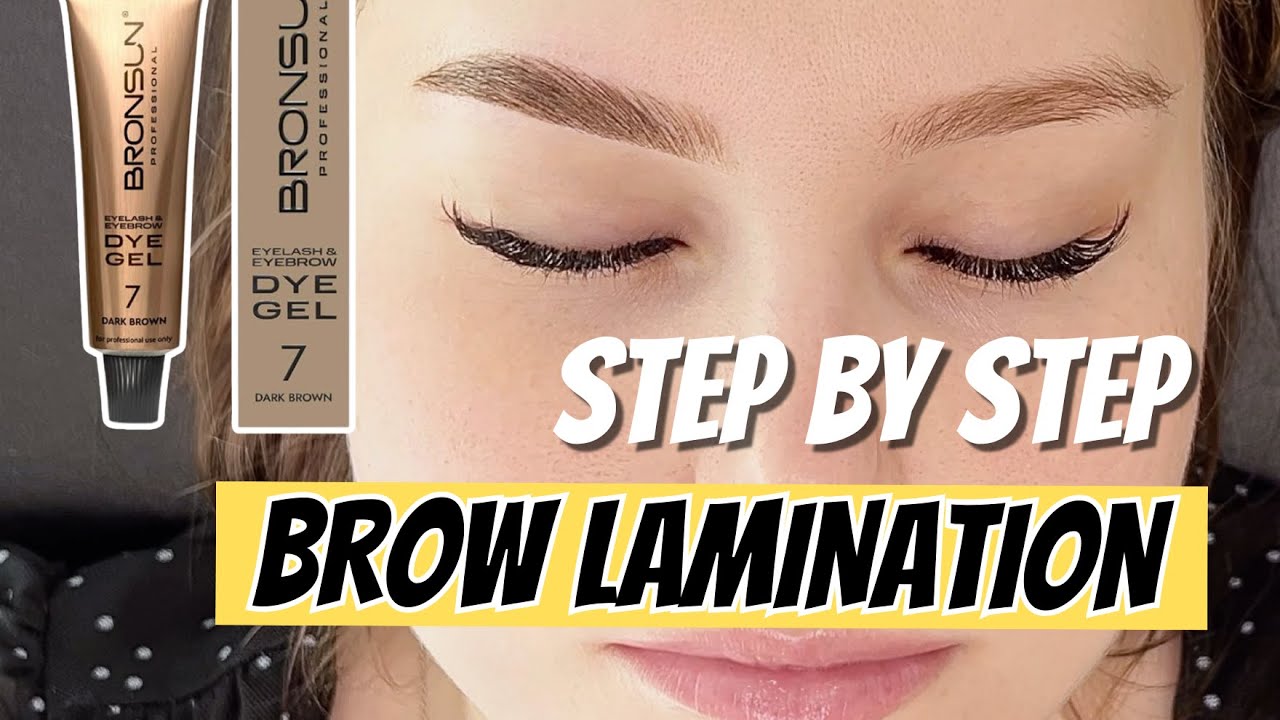 THUYA BROW LAMINATION⎥BRONSUN TINTING⎥Step by Step Tutorial [Eyebrow Transformation]