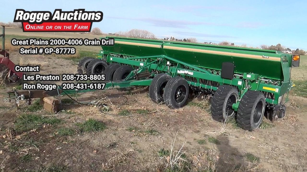 Great Plains 2000 Grain Drill GP 8777B