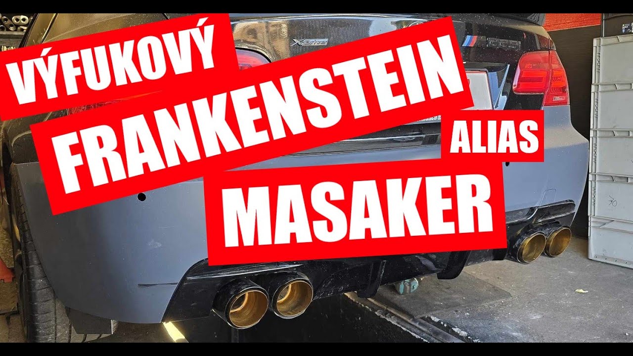 BMW E92 335i - extrémní úprava výfuku s klapkami DCar.cz
