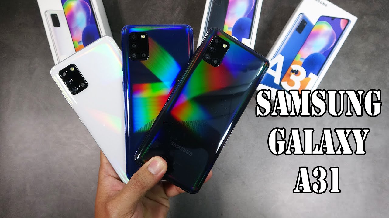 Samsung Galaxy A31 unboxing, MediaTek Helio P65