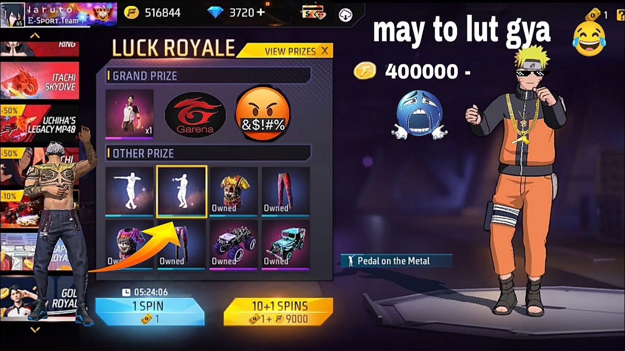 WILL 400,000 GOLD Get You the RAREST Emotes in Free Fire?
