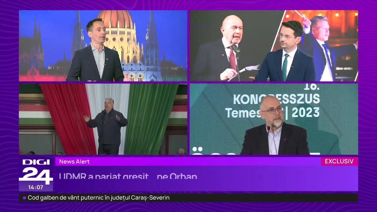 🟣 Știrile Digi24  de la ora 14  &ndash; 14 aprilie 2026