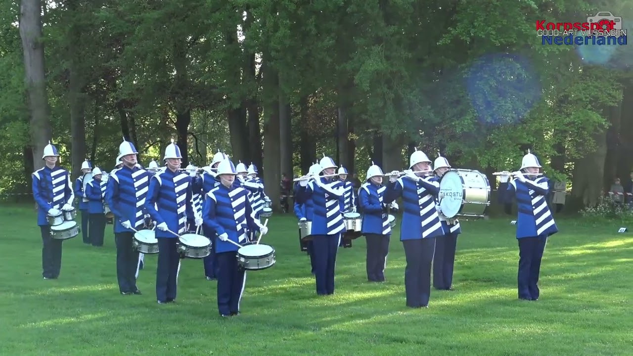 Showband Takostu tijdens Taptoe Zeist 2024