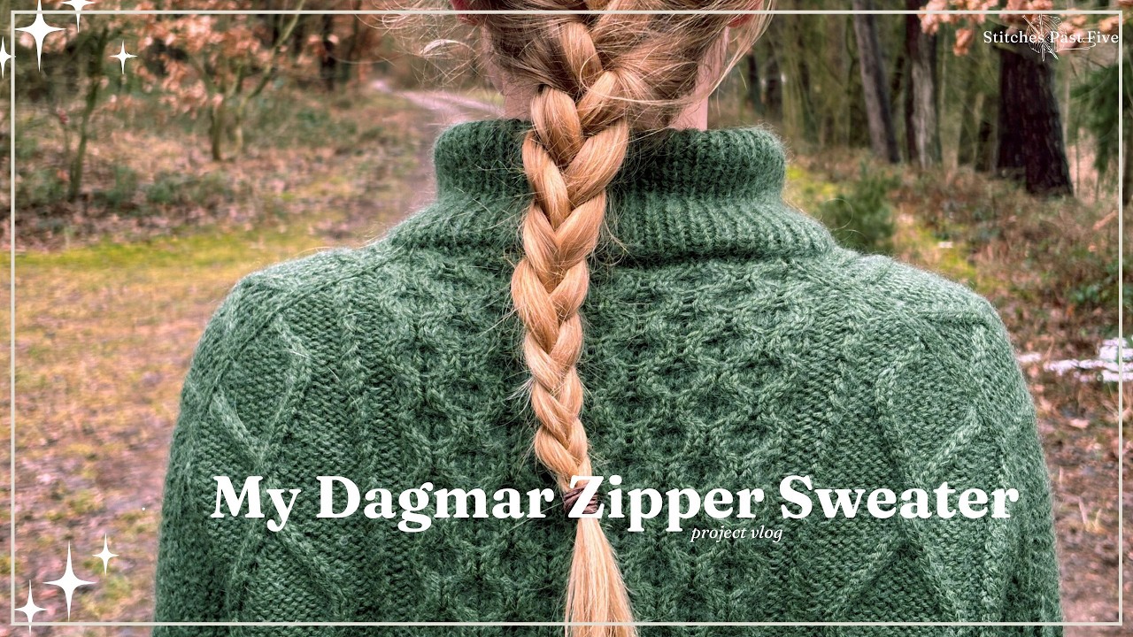 The Dagmar: knitting the most popular cable sweater || Full Project Vlog ||