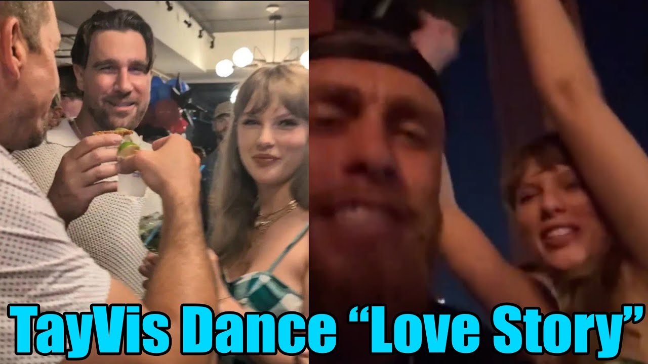 Travis kelce & Taylor Swift Dance “Love Story” With George Kittle at Nashville Party