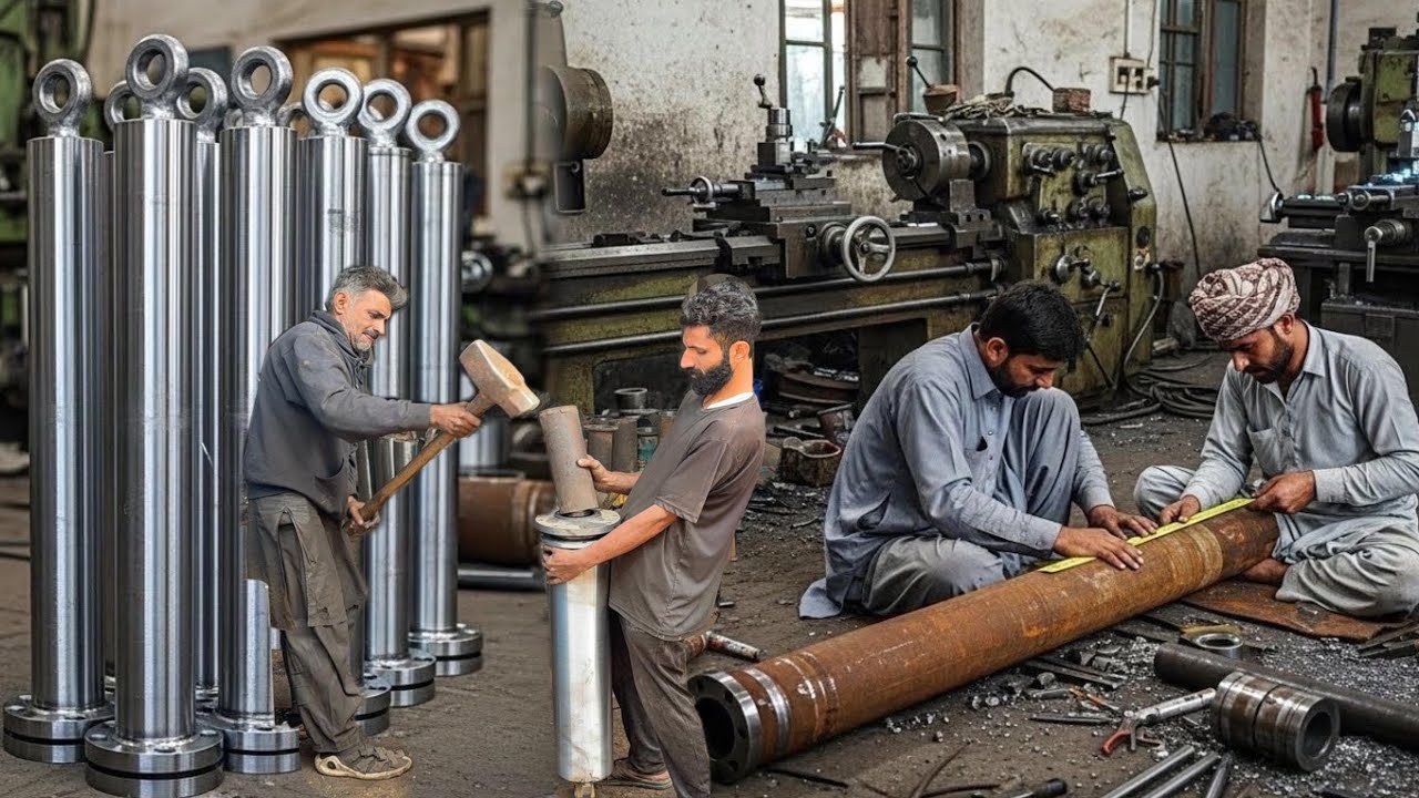 Heavy Duty Hydraulic Jack Making Process || Mass Production Process