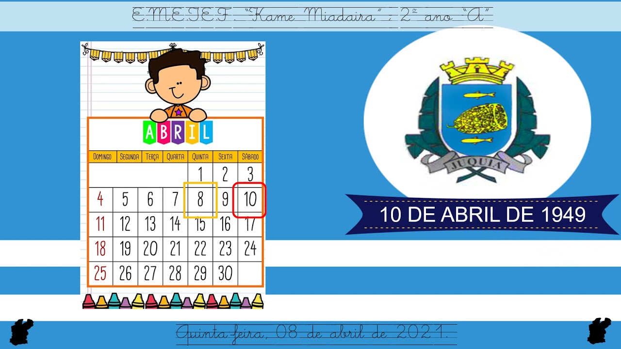 8 DE ABRIL HISTÓRIA E CIDADANIA ANIVERSÁRIO DE JUQUIÁ KAME 2021