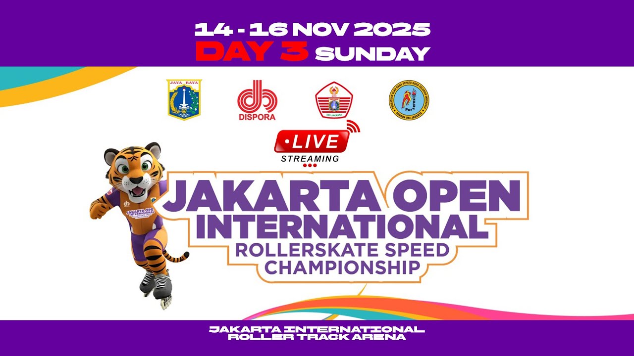 LIVE DAY 3 - JAKARTA OPEN INTERNATIONAL ROLLERSKATE SPEED CHAMPIONSHIP 2025