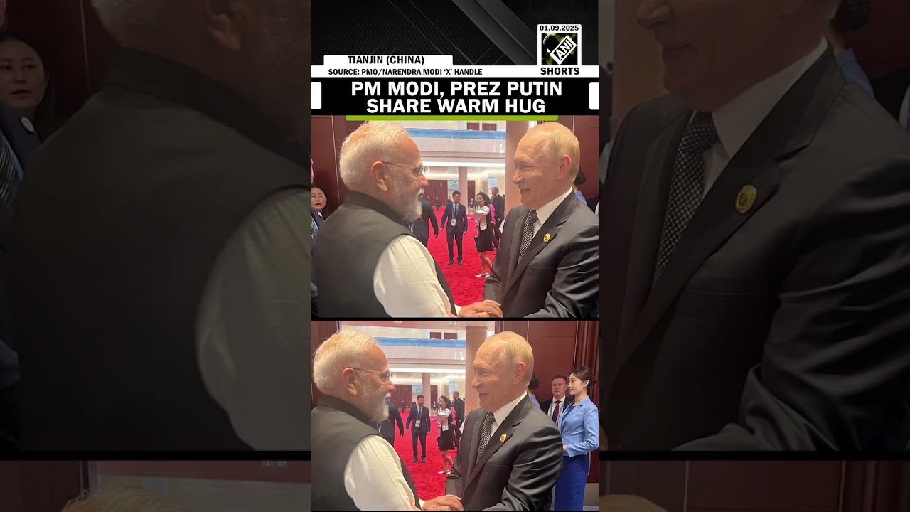 SCO Summit: PM Modi, Russia&rsquo;s Putin share warm hug ahead of opening ceremony
