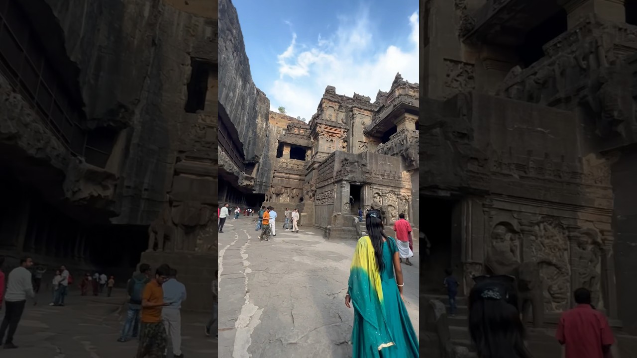 World&rsquo;s Largest Monoliths Structure Is In India - Ajanta Ellora Caves #trending #india #travel