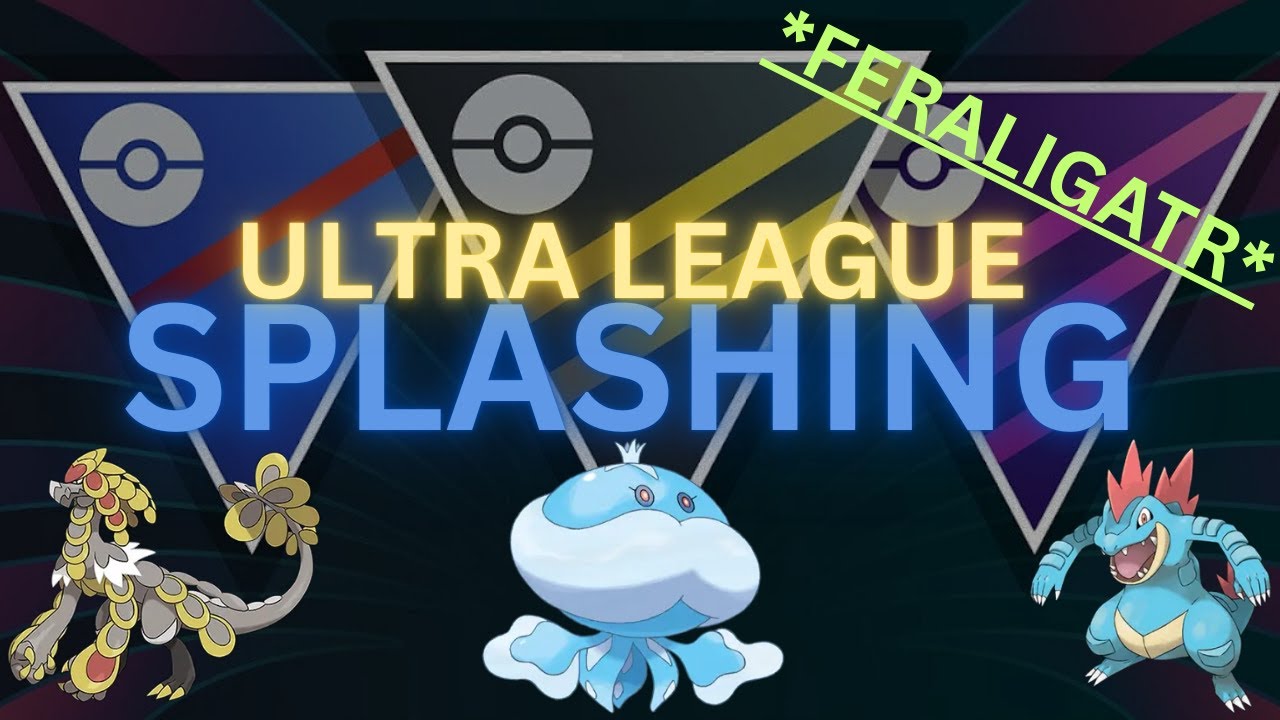 Ultra League Premier Kommo-o Jellicent SHADOW Feraligatr team is SPLASHING in PokemonGo!