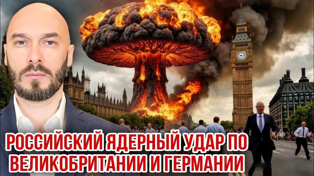 РОССИЙСКИЙ ЯДЕРНЫЙ УДАР ПО ВЕЛИКОБРИТАНИИ И ГЕРМАНИИ. 