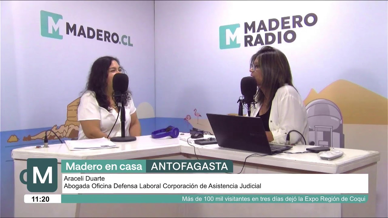 🔴 #MaderoEnCasa: Araceli Duarte  Abogada Oficina Defensa Laboral Corporación de Asistencia Judicial