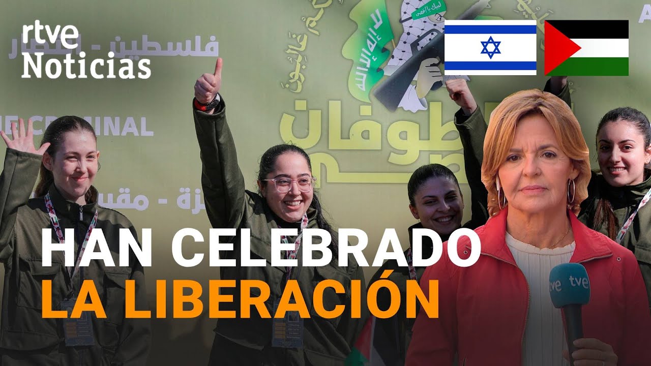 ISRAEL-GAZA: HAMÁS LIBERA a CUATRO MUJERES SOLDADOS ISRAELÍES por 200 PRESOS PALESTINOS | RTVE
