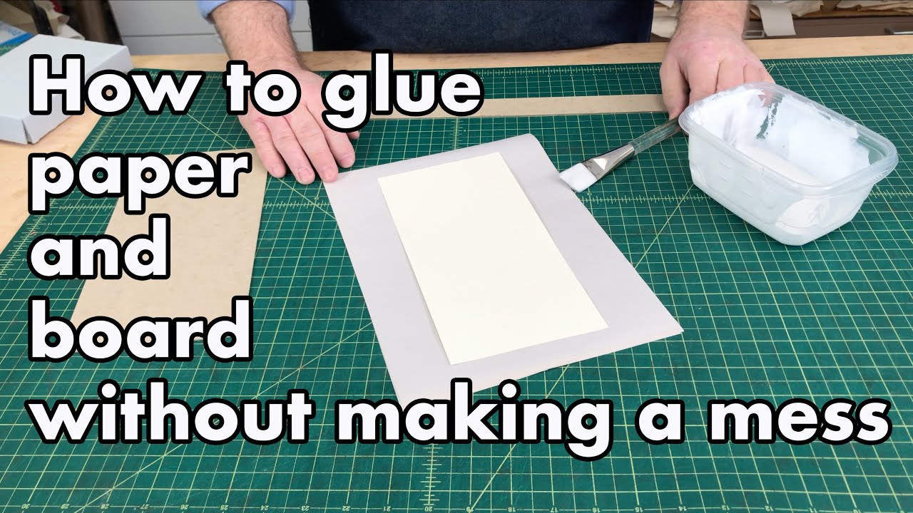 Gluing Paper & Board for Bookbinding