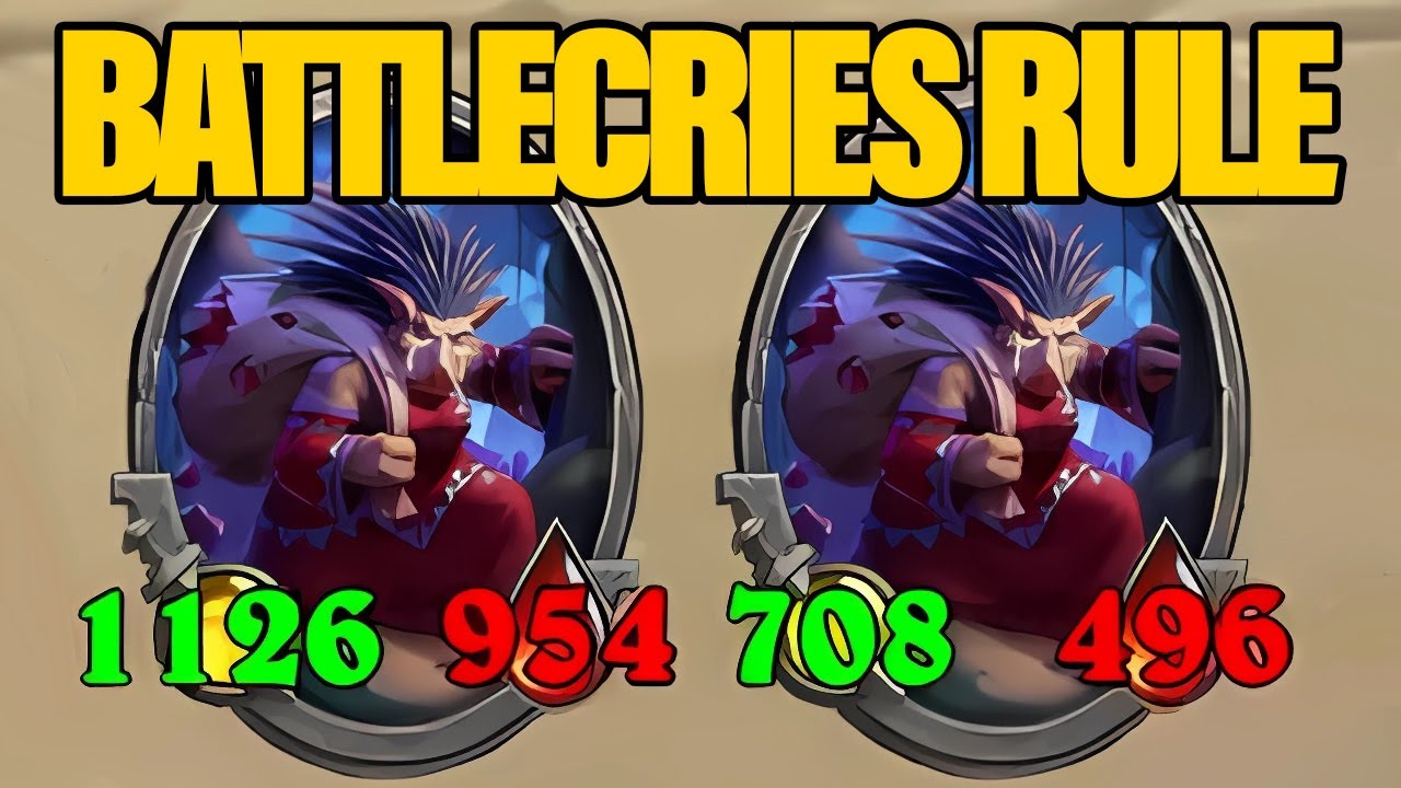 Battlecry Quilboars Get Absolutely Insane | Dogdog Hearthstone Battlegrounds