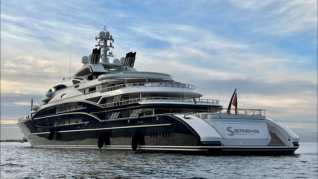 SERENE, MOHAMMED BIN SALMAN (NEWCASTLE FC OWNERS) 133.9m $500 MILLION YACHT DOCKING IN GIBRALTAR