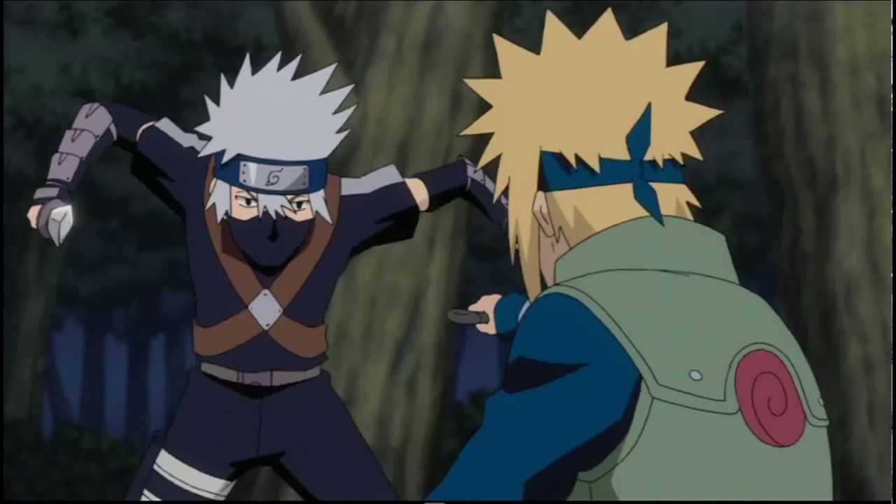 Kakashi (Gaiden) Vs. Minato (Japanese Audio)