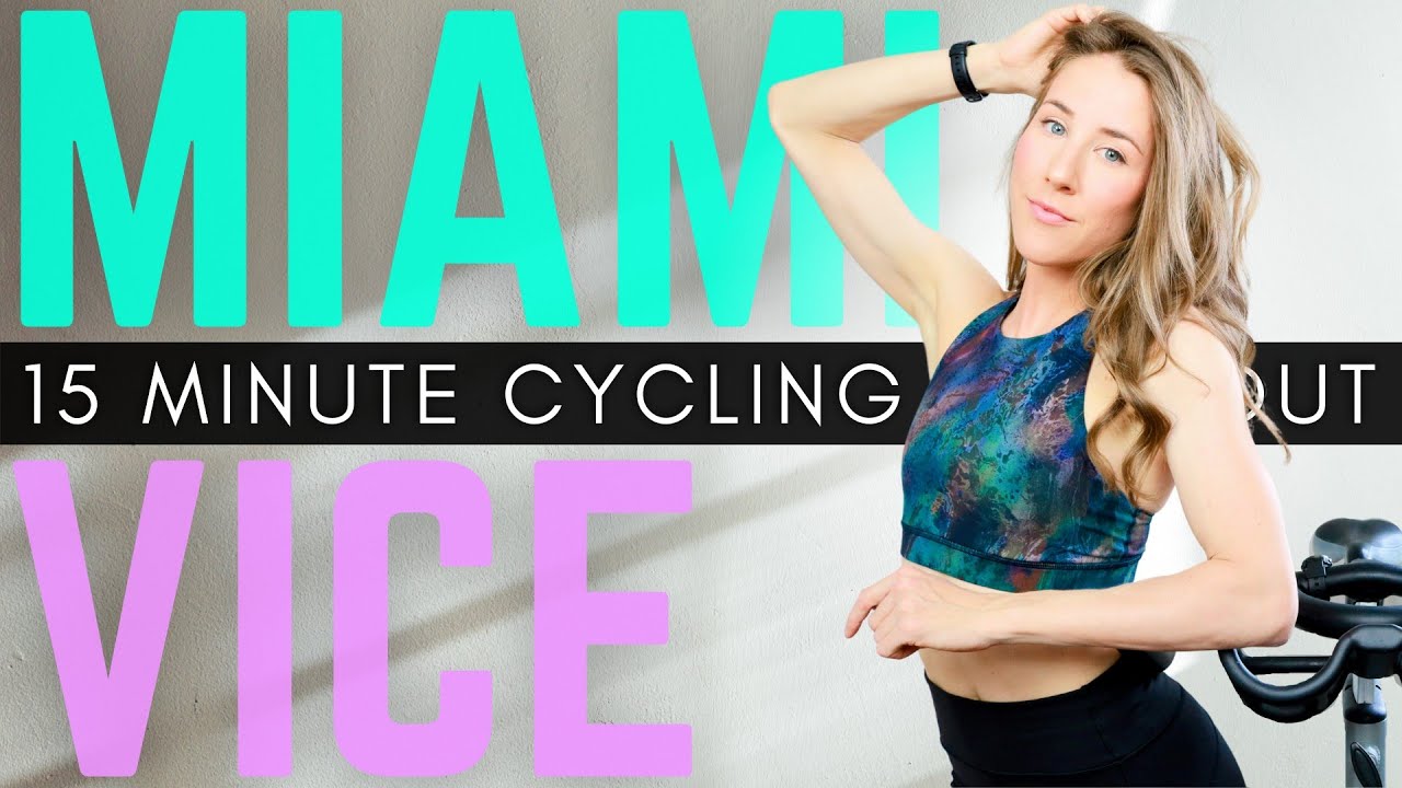 MIAMI VICE // 15 Minute Spin Class • Intense Cycling Workout