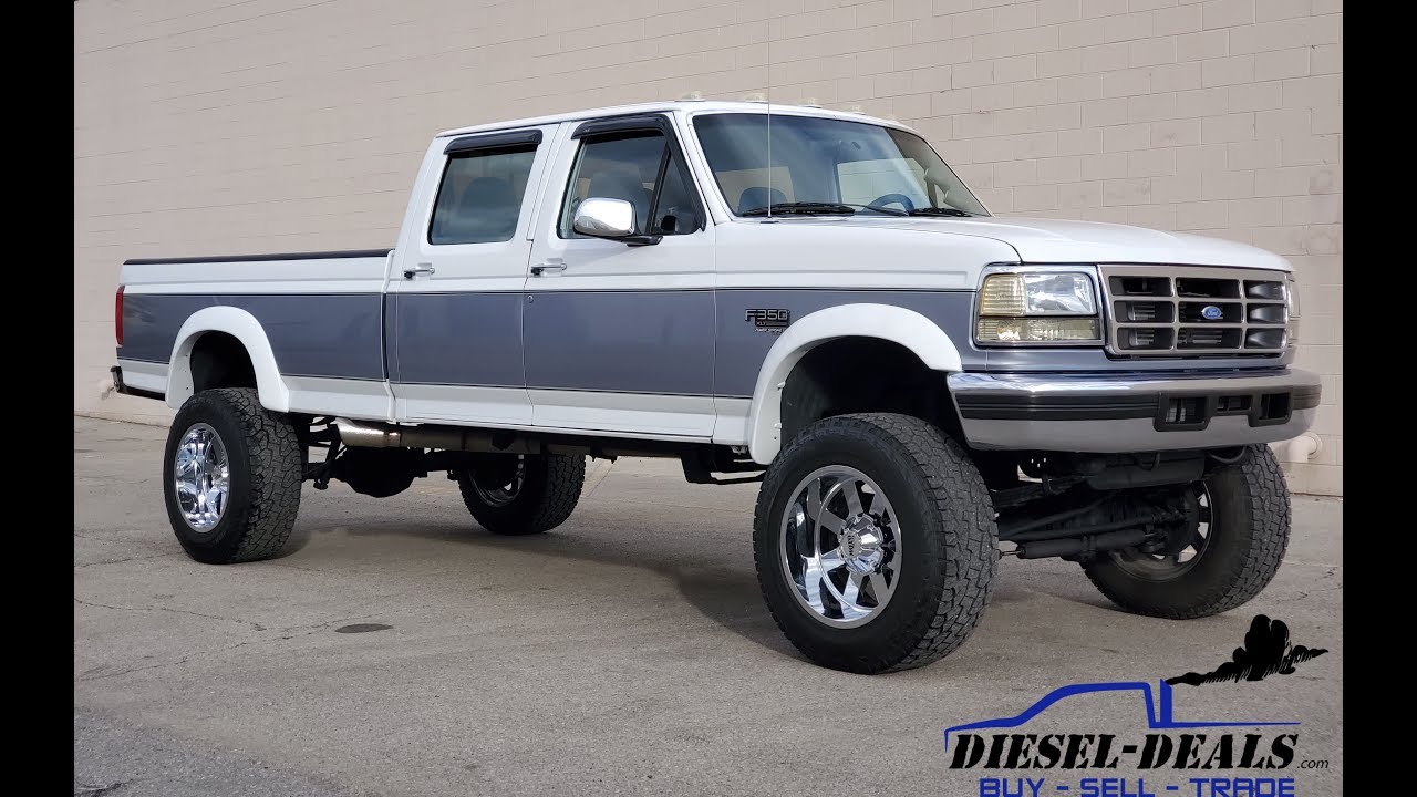 WWW.DIESEL-DEALS.COM LIFTED 1997 FORD F350 CREW 4X4 7.3 POWERSTROKE DIESEL -  20