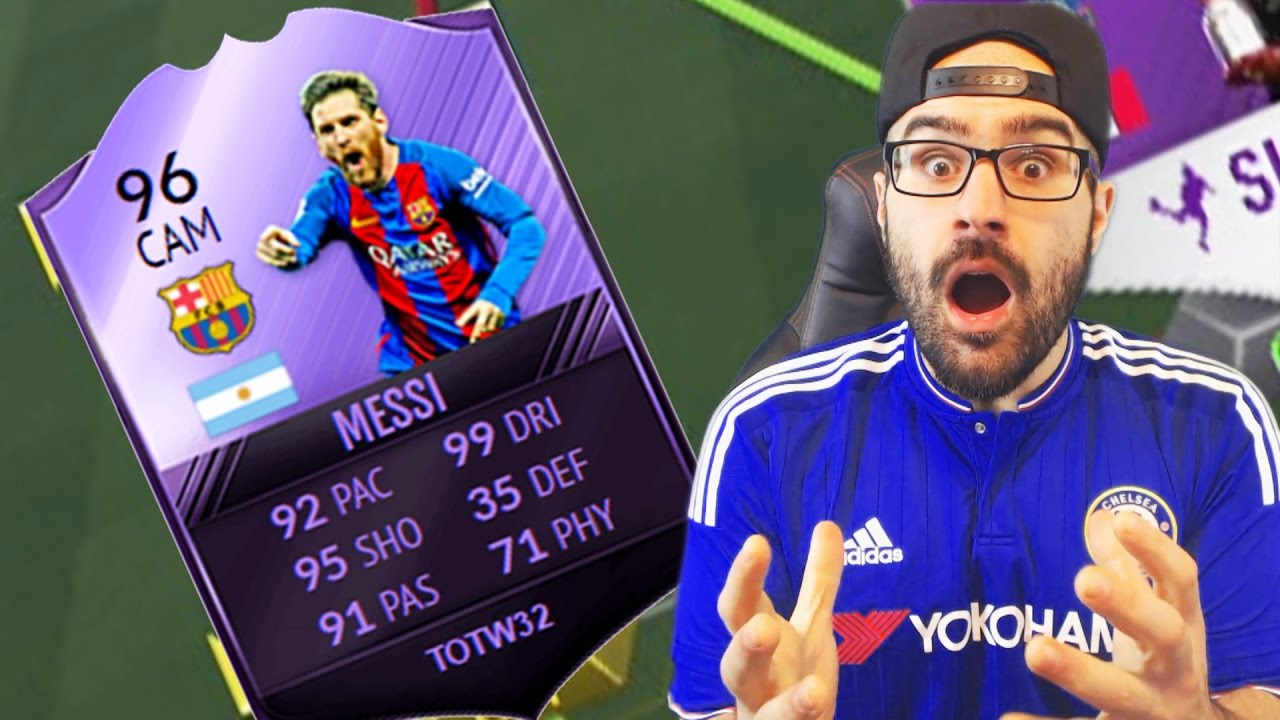 О боже, у нас есть карточка героя Месси 96!! FIFA 17 Ultimate Team