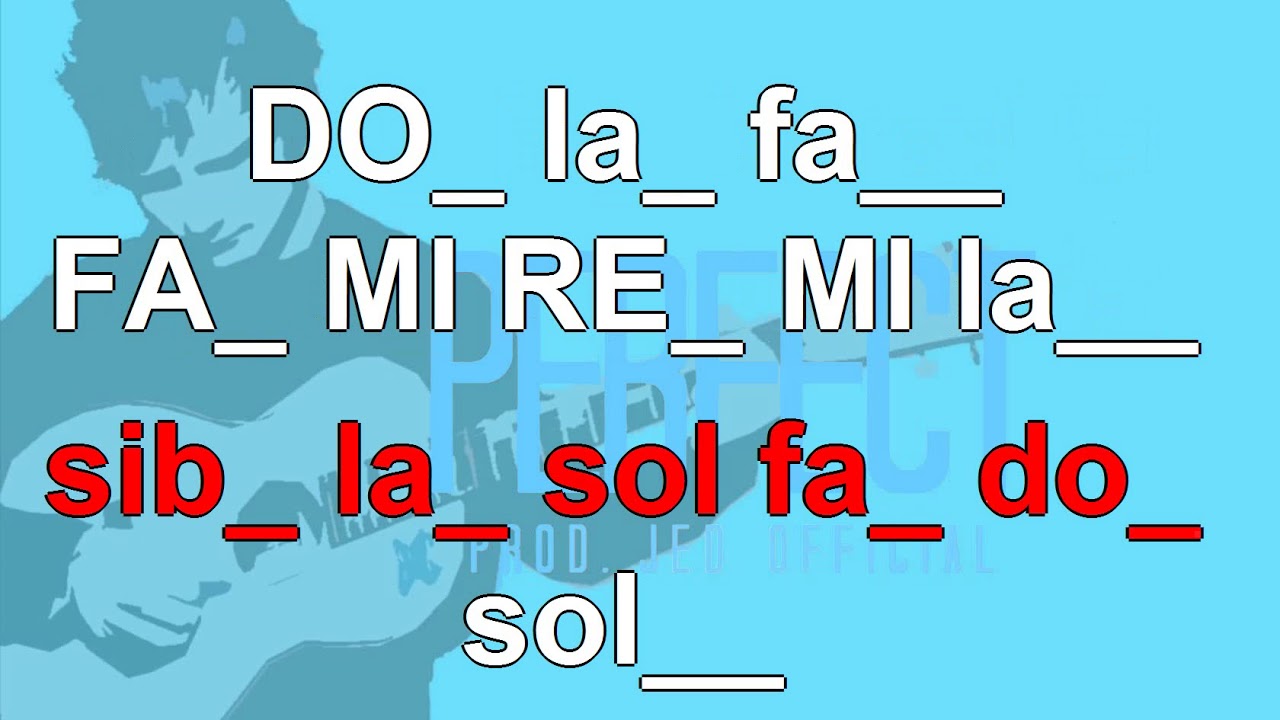 Perfect - karaoke notazionale