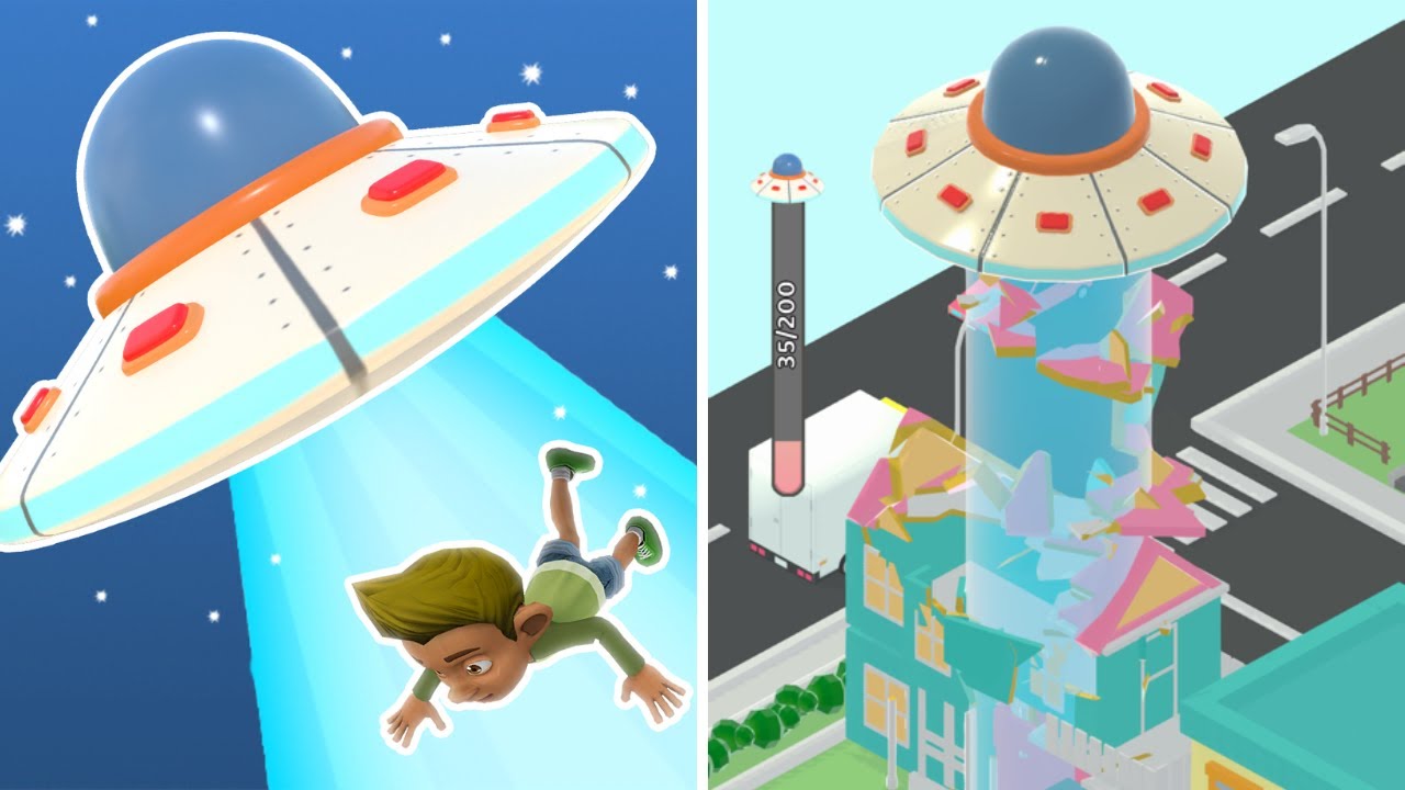 UFO Master 3D 🛸👾👽 All Levels Gameplay iOS