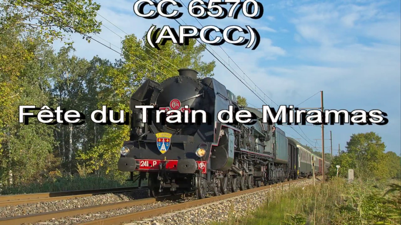Les 5 et 6 octobre 2018 : la 241 P 17 se rend à la Fête du train de Miramas
