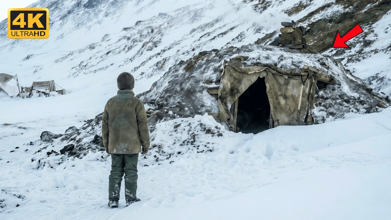 Abandoned In Winter, An Orphan Boy Built A Cave Shelter That Stayed 87°f All Season Without Firewood