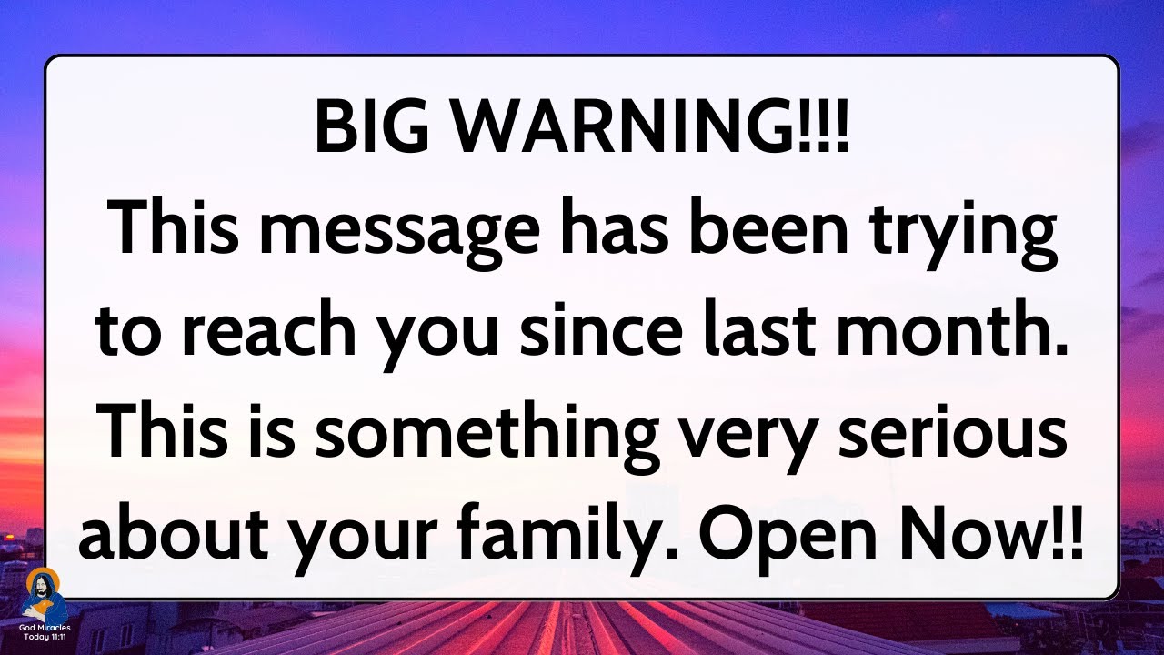 11:11⚠️Angels are saying, Something serious about your family💌Gods Message✝️God Miracles Today 1111