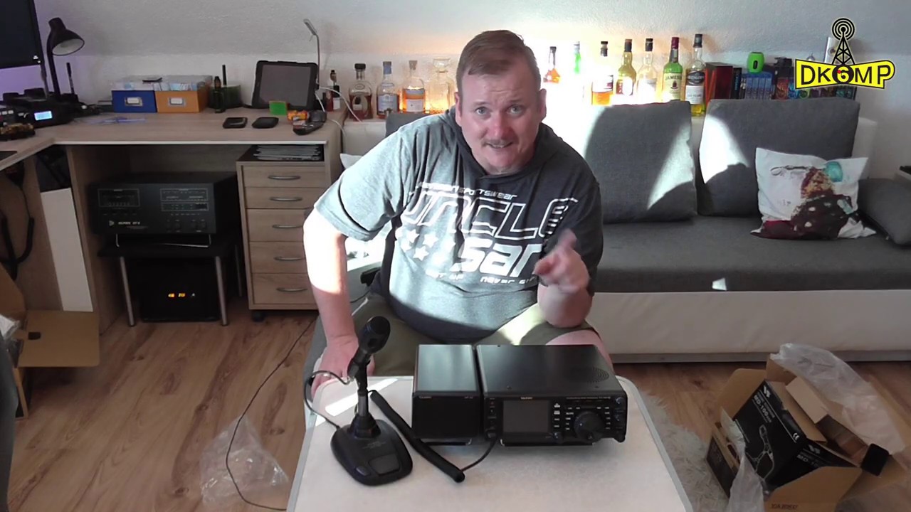 Yaesu FT 991A , SP 10 and MD 100 Unboxing   Deutsch
