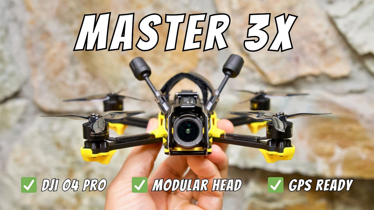 Finally a modular system for DJI O4 Pro! SpeedyBee Master 3x