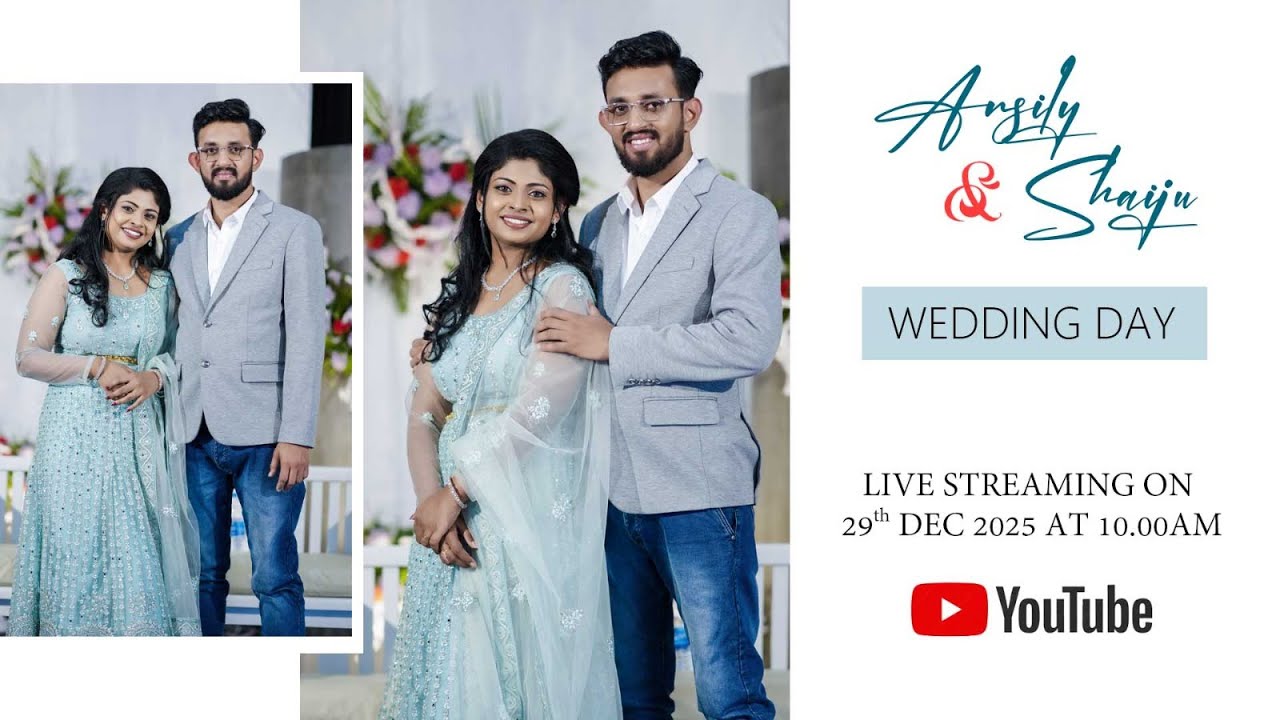 WEDDING CEREMONY || ANSILY & SHAIJU|| 29.12.2025 10.00 AM ||
