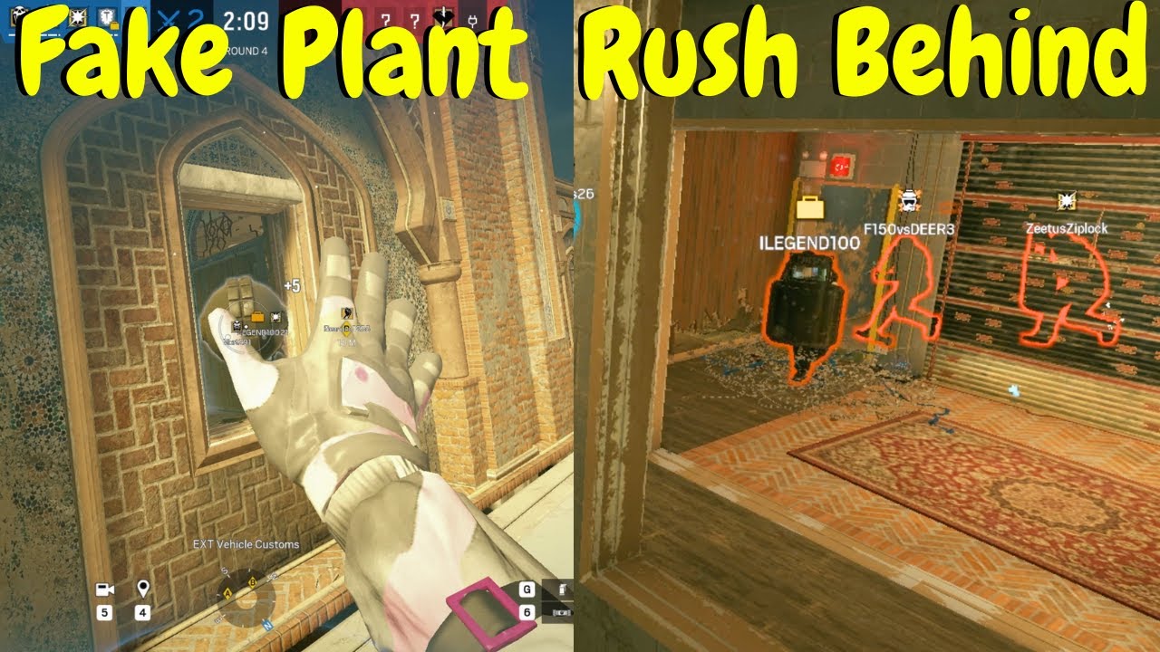 Bait and Switch Plant in Rainbow Six Siege