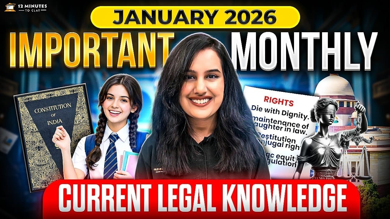 January 2026 Legal Current Affairs | Supreme Court Judgments & Appointments