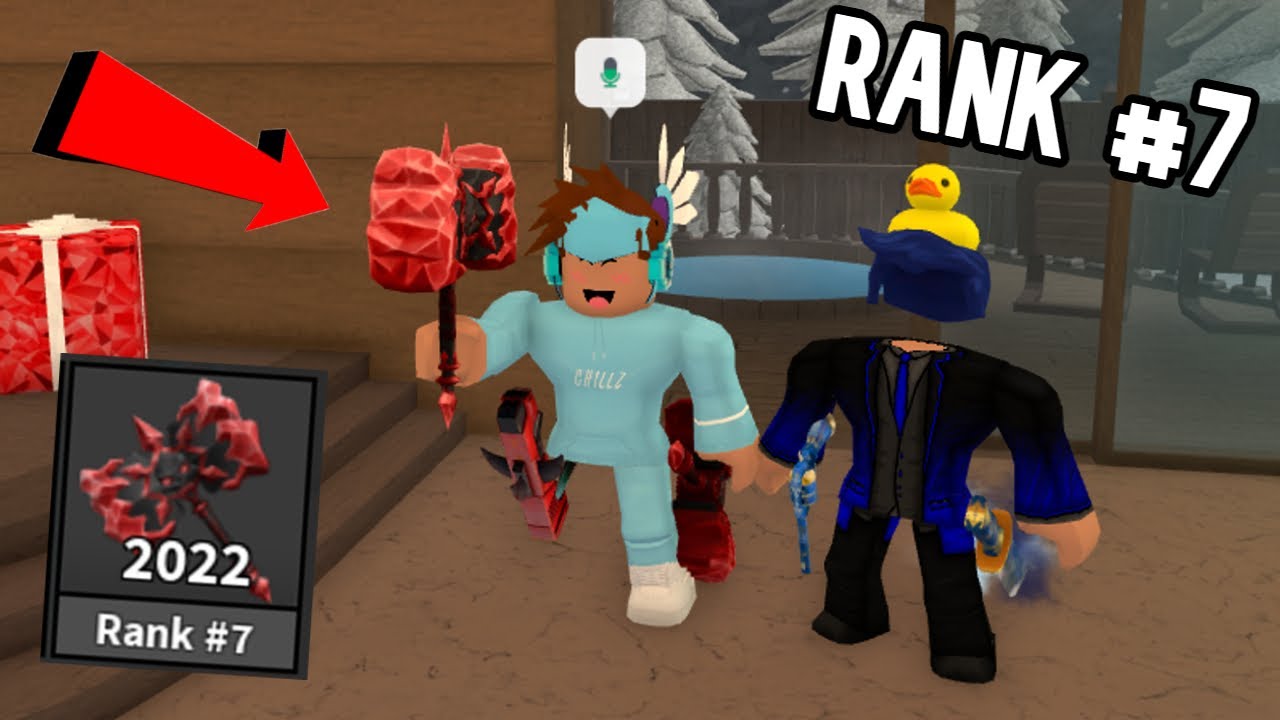 Claiming My MM2 LEADERBOARD TROPHY... (Red Icecrusher)
