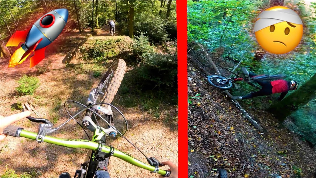 Ils découvrent le Salbert Bikepark et frôlent l’accident de peu !