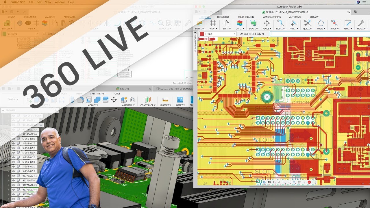 360 LIVE: Getting Started with Fusion 360 electronics
