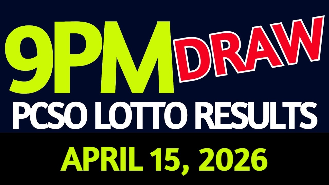 Lotto Result Today 9pm draw April 15, 2026 Wednesday PCSO